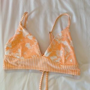 Peachy/ baby pink bikini top